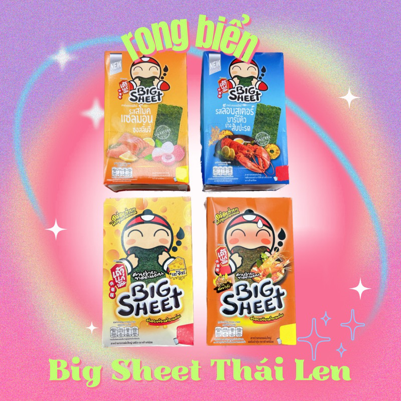Set 12 Miếng Rong Biển Big Sheet Thái Lan Chính Hãng | Shopee Việt Nam