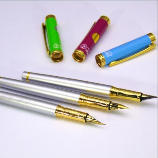 Ảnh Bút mài thầy ánh SH040 luyện chữ đẹp cho học sinh đi thi, ống bơm mực dạng xoáy tiện lợi  - Nhà Sách Tâm An 4