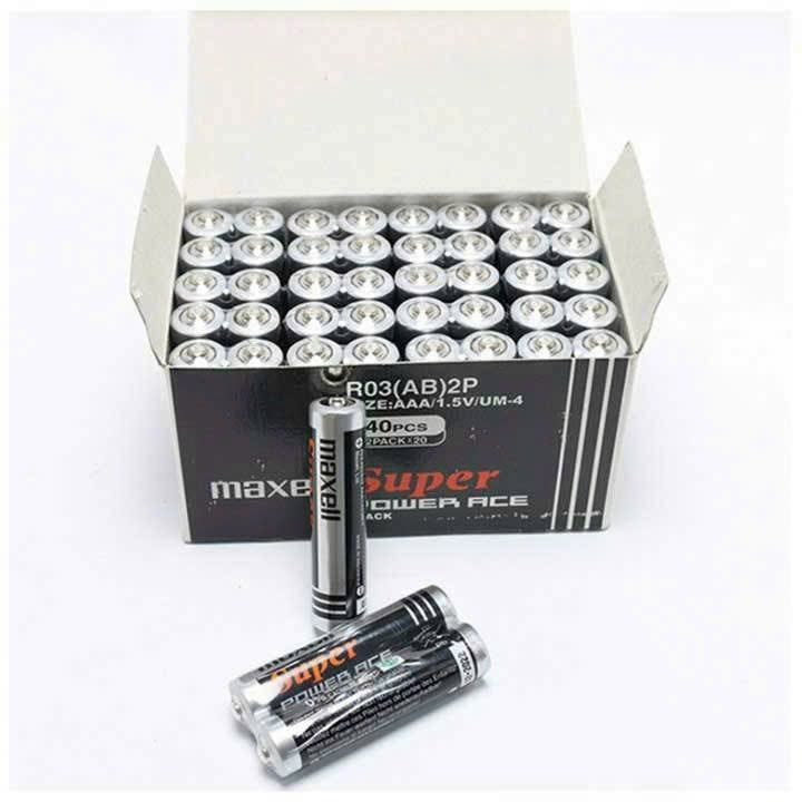 Pin Nhí Maxell Super - Pin AAA Super Maxell 1v5 - Hộp 40 Viên | Shopee ...