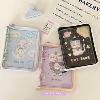 [KÈM GIẤY] VỎ PLANNER KIM TUYẾN DÂY KÉO HAI MÀU A5/A6