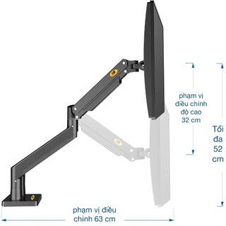 NB-G40/ EZ100 Giá Đỡ Màn Hình Máy Tính North Bayou 22 - 40 Inch,Trọng tải 15kg có cổng USB