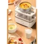 Nồi hấp lộc,hầm mini CHIGO 2, 3 tầng đa chức năng,dùng hấp trứng,bánh bao, rau củ, hải sản-cao cấp-chính hãng 2024