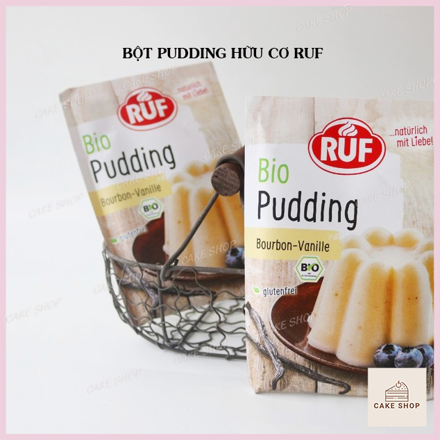HCM-Bột Làm Pudding Hữu Cơ RUF 40g CAKESHOP | Shopee Việt Nam