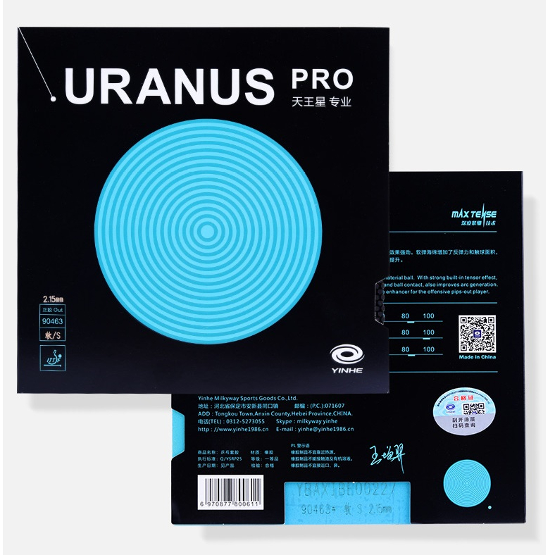 Mặt vợt bóng bàn (Mặt gai ngắn) Yinhe Unranus poly, Unranus pro giá tốt