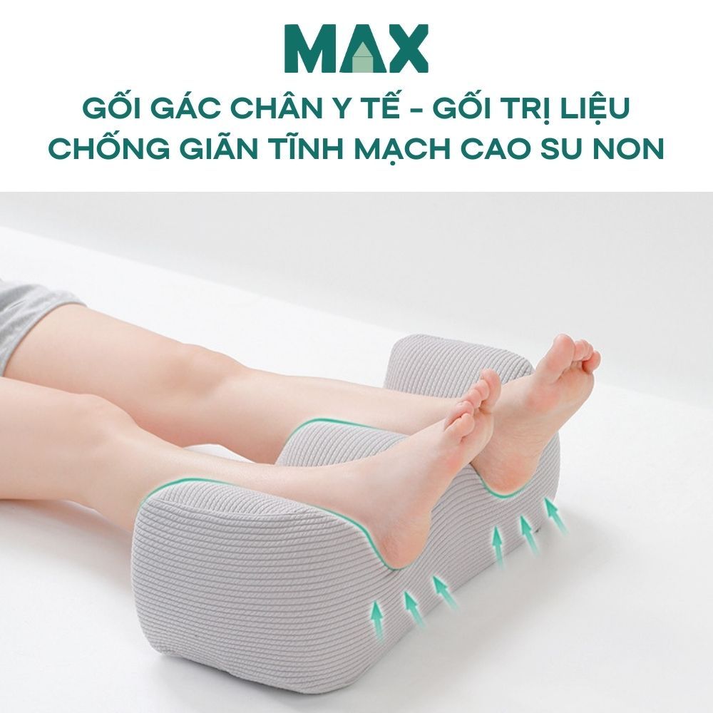 Gối kê chân gác chân chuyên dụng cho người suy giãn tĩnh mạch chân bằng ...