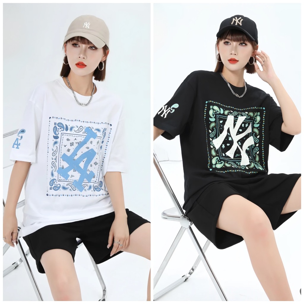 [VẢI 250 GSM] Áo Thun NY LA Paisley Nhiều Màu Vải Cotton Cao Cấp Premium Form Unisex Nam Nữ Unim Store - APNY03
