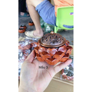 hũ đốt trầm gỗ hương , trầm hương