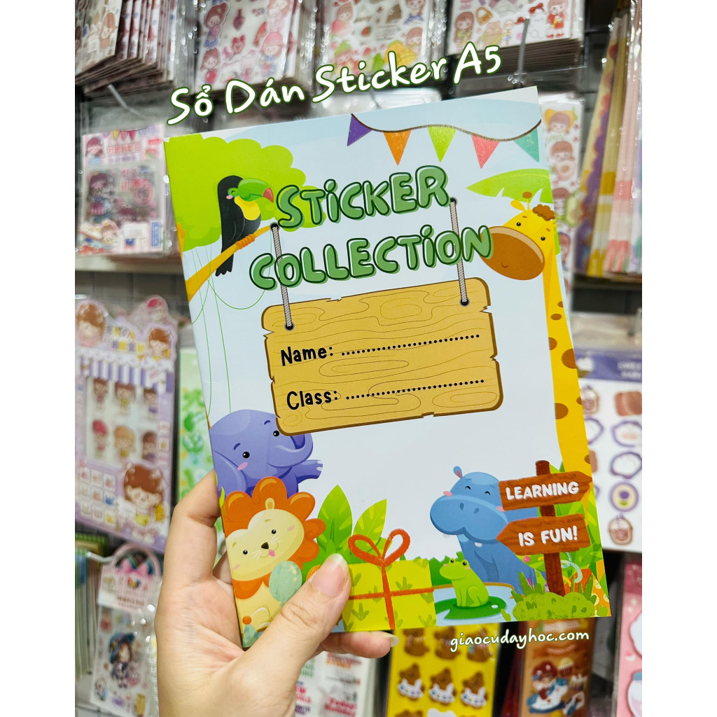 Sổ Dán Sticker siêu tiện lợi | Shopee Việt Nam