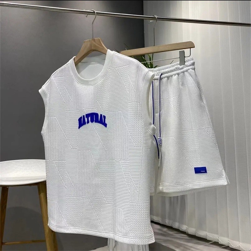 Bộ Phông Hè Thể Thao Cổ Tròn Phối Chữ HATUBAL Cá Tính Sành Điệu, Chất Liệu Cotton Mềm Mịn Thấm Hút Mồ Hôi Cực Tốt