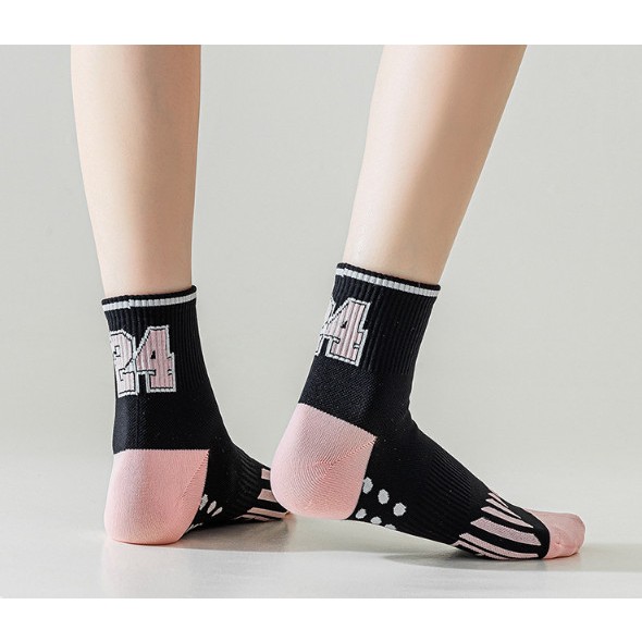 Vớ Tất cotton cổ lửng 10 màu hỗ trợ chống trượt phong cách trẻ trung, năng động