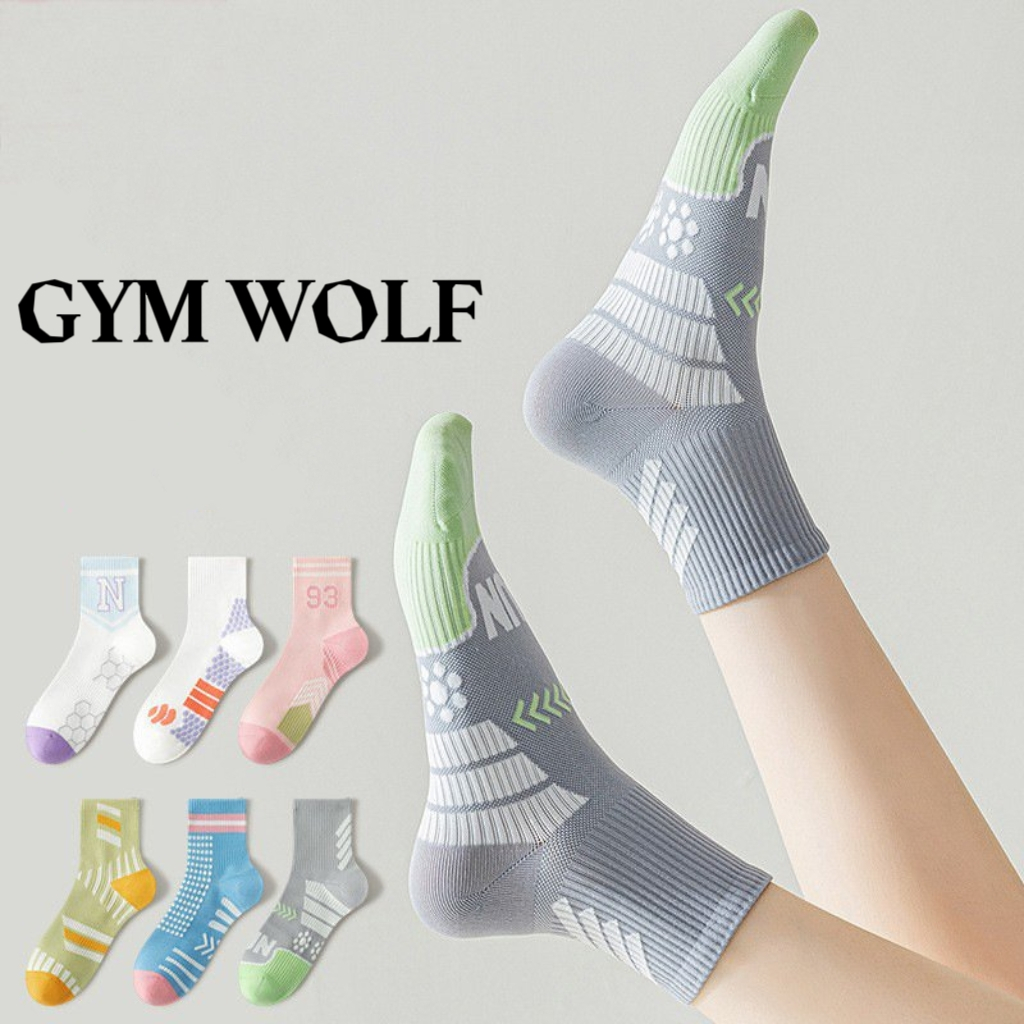 Vớ Tất cotton cổ lửng 10 màu hỗ trợ chống trượt phong cách trẻ trung, năng động