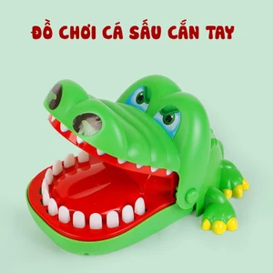 Đồ Chơi Cá Sấu Cắn Tay, Trò Chơi Khám Răng Cá Sấu Vui Nhộn Cho Bé Và Gia Đình
