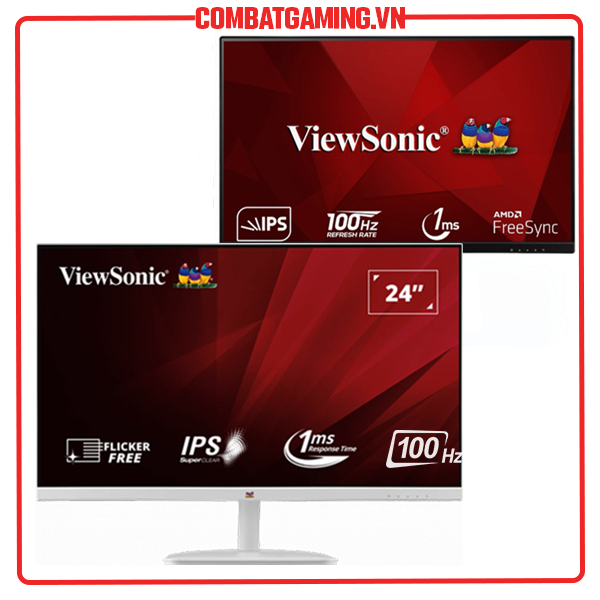 Màn Hình ViewSonic VA2432-H-W VA2432-H (24''/FHD/IPS/100Hz/1ms/Loa ...