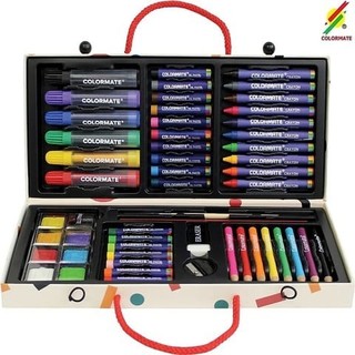 Hộp màu vẽ đa năng cho bé 55 chi tiết dùng làm quà tặng bé yêu - COLORMATE