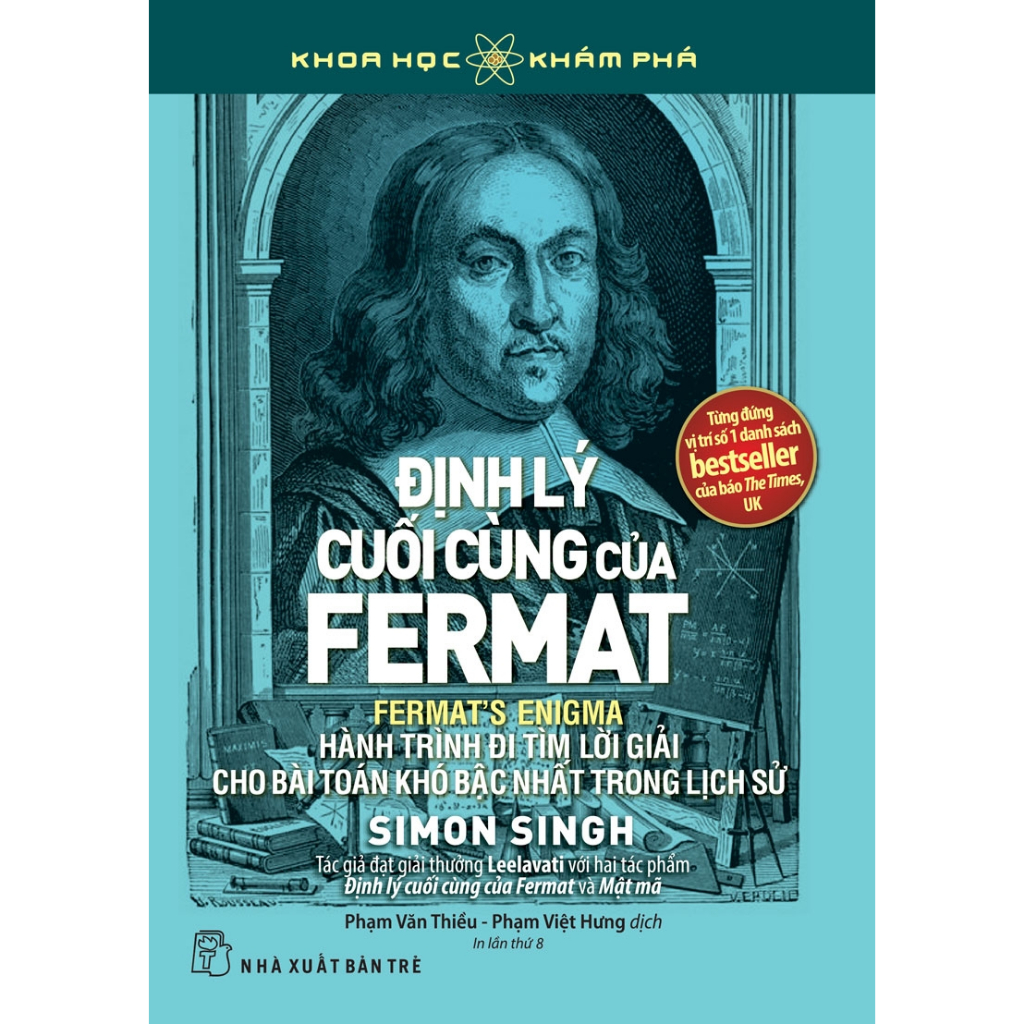 Sách - KHKP. Định lý cuối cùng của Fermat (NXB Trẻ) | BigBuy360 - bigbuy360.vn