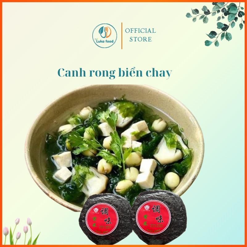 Rong Biển Nấu Canh Phúc Kiến 20g - Rong Mứt Khô Hàng Loại 1 Giòn Dai Sạch Cát, Nấu Nhanh 2 Phút Luka Food