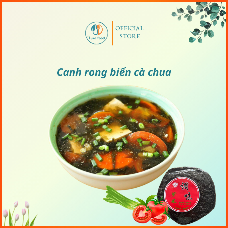 Rong Biển Nấu Canh Phúc Kiến 20g - Rong Mứt Khô Hàng Loại 1 Giòn Dai Sạch Cát, Nấu Nhanh 2 Phút Luka Food