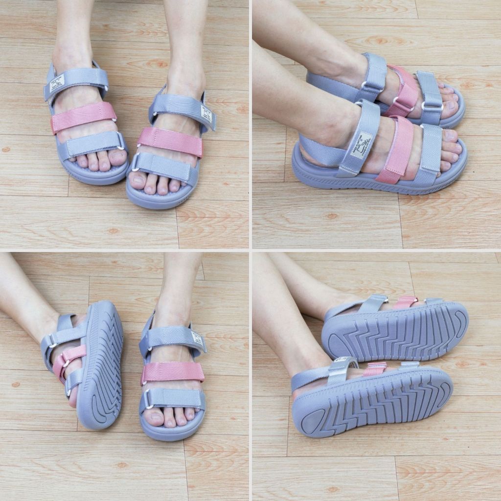 Ảnh Sandal MOL Zenstep nam nữ unisex MS4BB 3 quai ngang ( Form nhỏ, khách lưu ý lấy tăng 1 size) 3