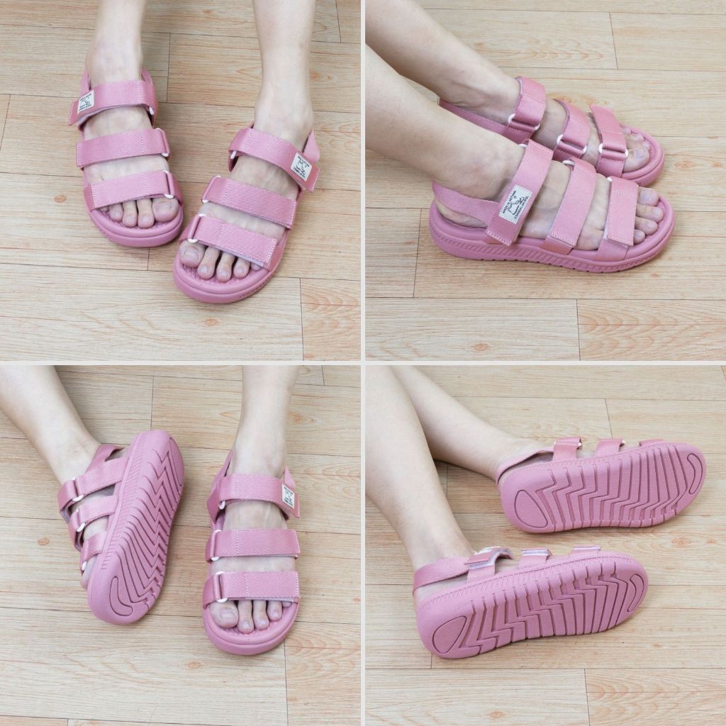 Ảnh Sandal MOL Zenstep nam nữ unisex MS4BB 3 quai ngang ( Form nhỏ, khách lưu ý lấy tăng 1 size) 4