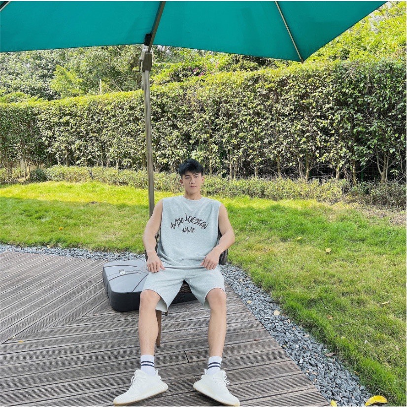 Bộ Phông Hè Thể Thao Cổ Tròn Phối chữ  Cá Tính Sành Điệu, Chất Liệu Cotton Mềm Mịn Thấm Hút Mồ Hôi Cực Tốt