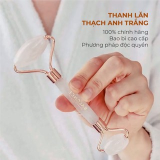 Cây lăn T/Anh Trắng Massage Natural Clear Quartz
