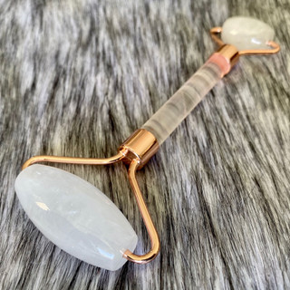 Cây lăn T/Anh Trắng Massage Natural Clear Quartz