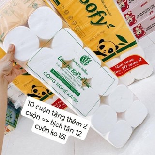 GIẤY VỆ SINH GẤU TRÚC SOFY 12 CUỘN 1.6KG – MỀM MỊN, THẤM HÚT TỐT, TẶNG GIẤY RÚT VÀ GIẤY ƯỚT home max vietnam
