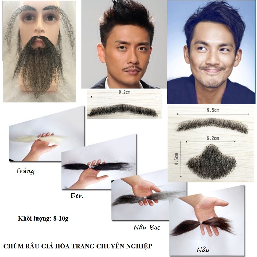Chùm Râu Giả Hóa Trang Chuyên Nghiệp | Shopee Việt Nam
