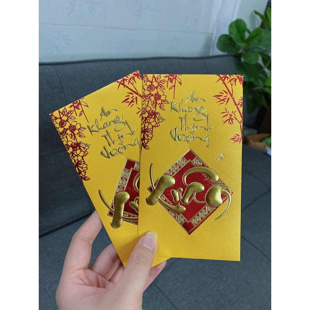 6 Bao Lì Xì Chữ Nổi 3D Lì Xì Tết Đỏ Bính Ngọ 2026 Mẫu Mới Nhất Con Ngựa Đầu Lân Lì Xì Tết Phúc - Đồ Chơi Cho Bé PUKAPI