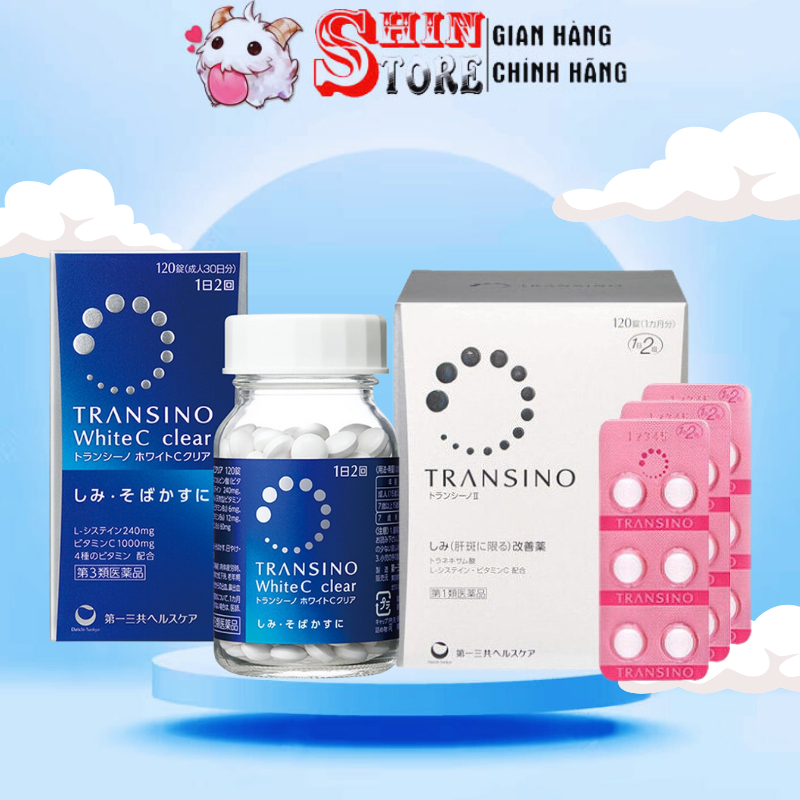 Viên Uống Trắng Da Transino Nhật Bản 240 Viên Chính Hãng - White C ...