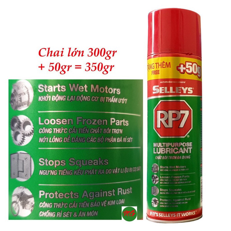 Thùng 12 Chai RP7 350g (chai to) Xịt Rỉ Sét Đa Năng HÀNG CHÍNH HÃNG ...