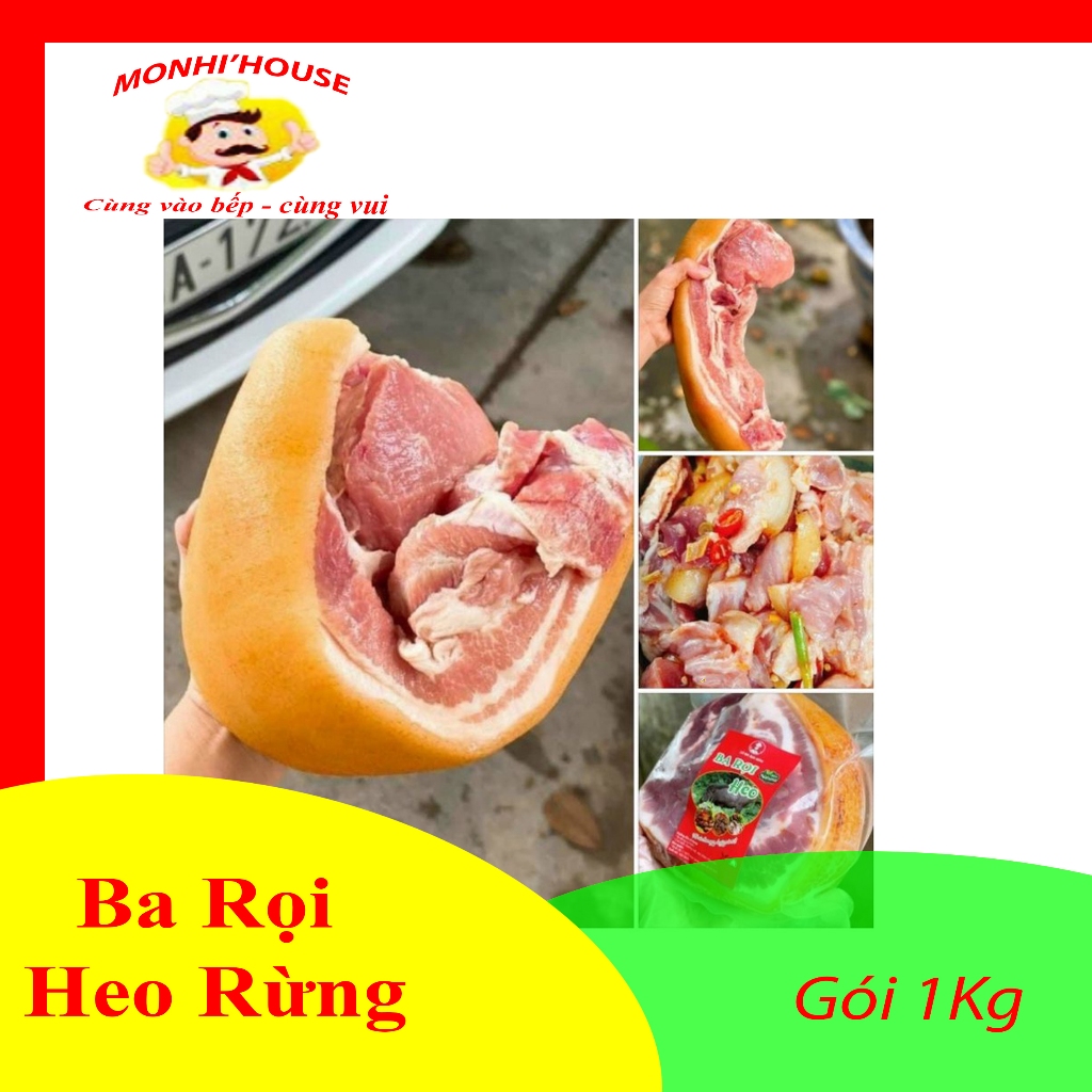 1Kg Ba Rọi HEO RỪNG Tươi Siu Ngon | Shopee Việt Nam