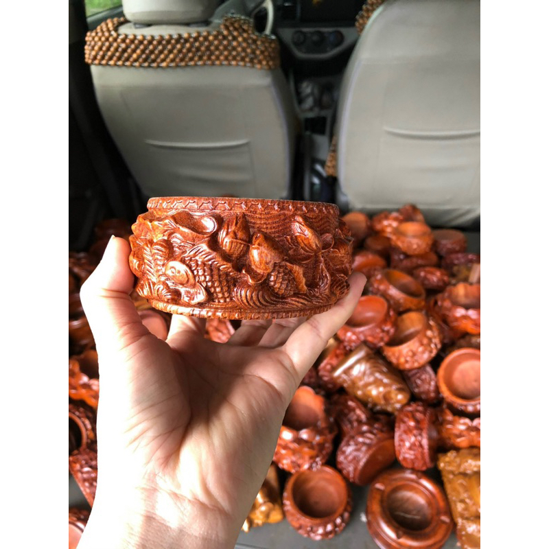 hũ đốt trầm gỗ hương , trầm hương