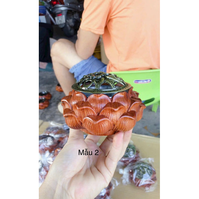 hũ đốt trầm gỗ hương , trầm hương