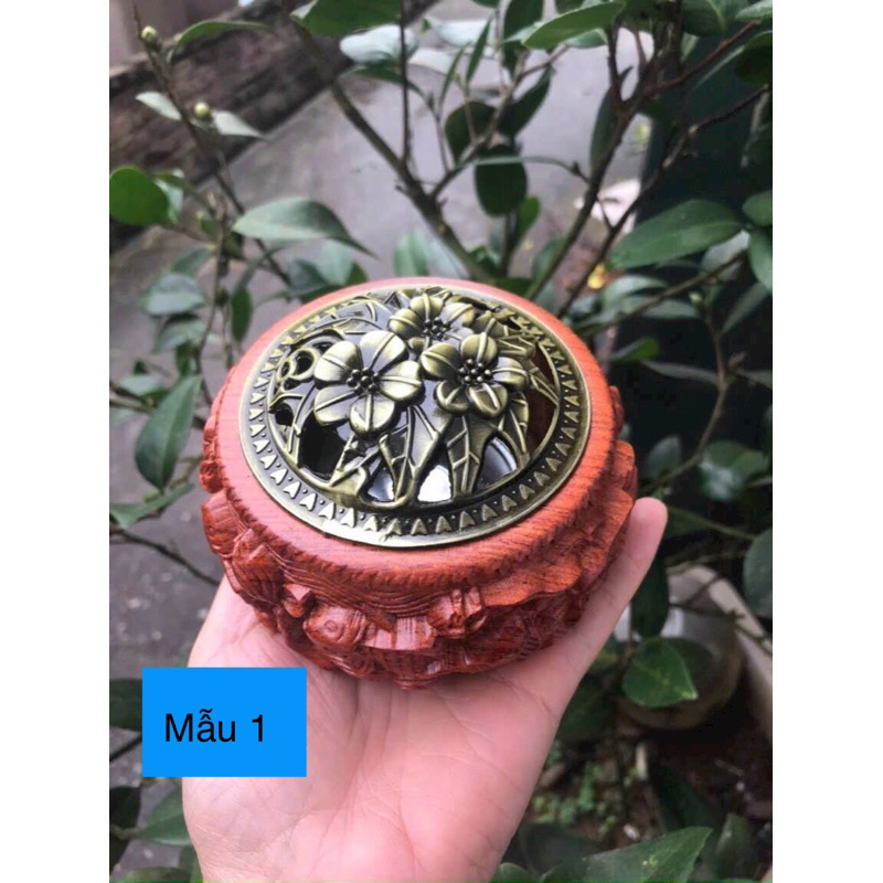 hũ đốt trầm gỗ hương , trầm hương