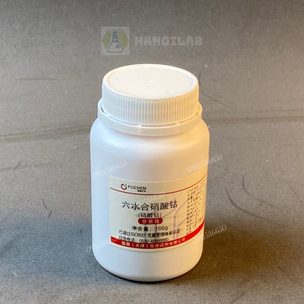 Hóa Chất Cobalt(II) nitrate hexahydrate, Co(NO3)2.6H2O, Cas 10026-22-9 ...