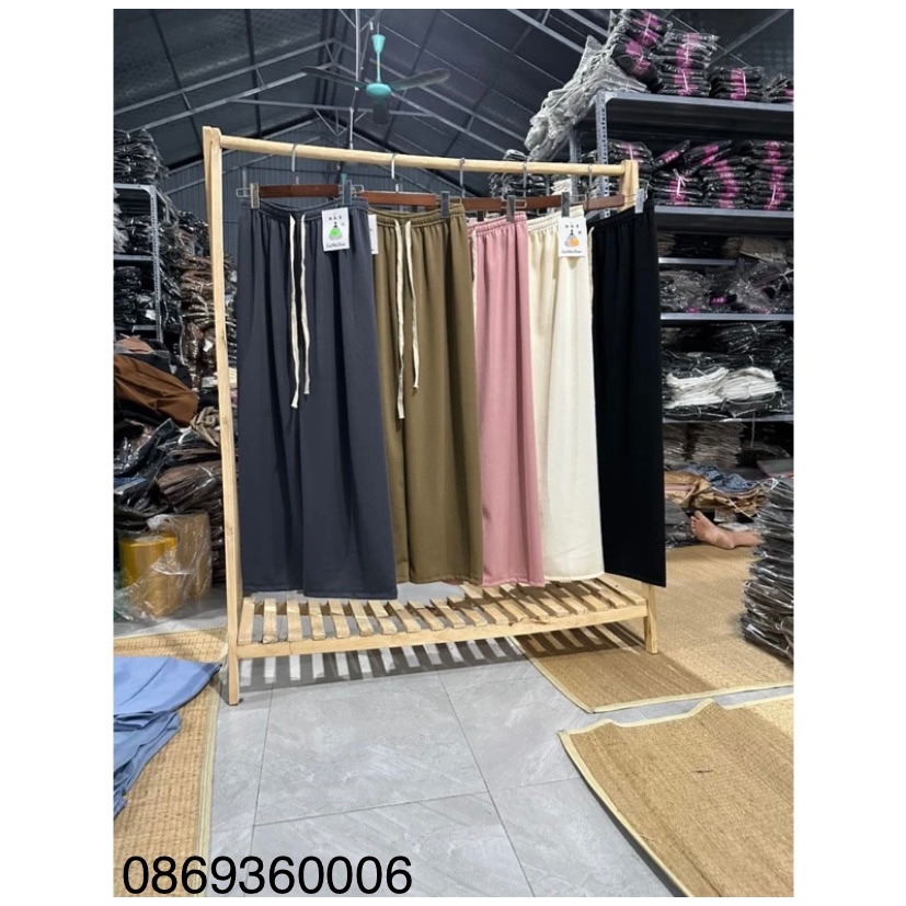 Quần ống rộng vải nỉ chất ấm áp cho mùa đông hottrend