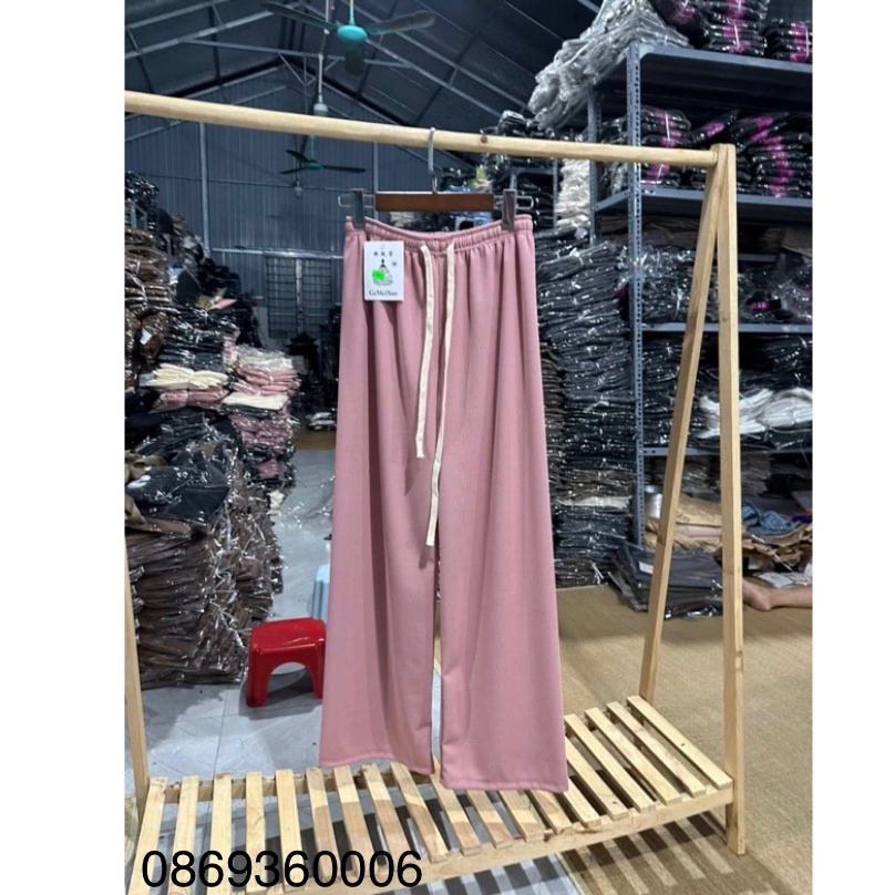Quần ống rộng vải nỉ chất ấm áp cho mùa đông hottrend
