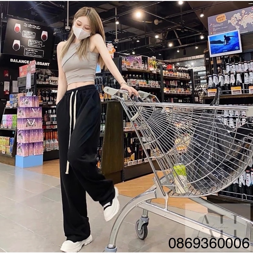 QUẦN ỐNG RỘNG CẠP CHUN CHẤT RUBY CAO CẤP