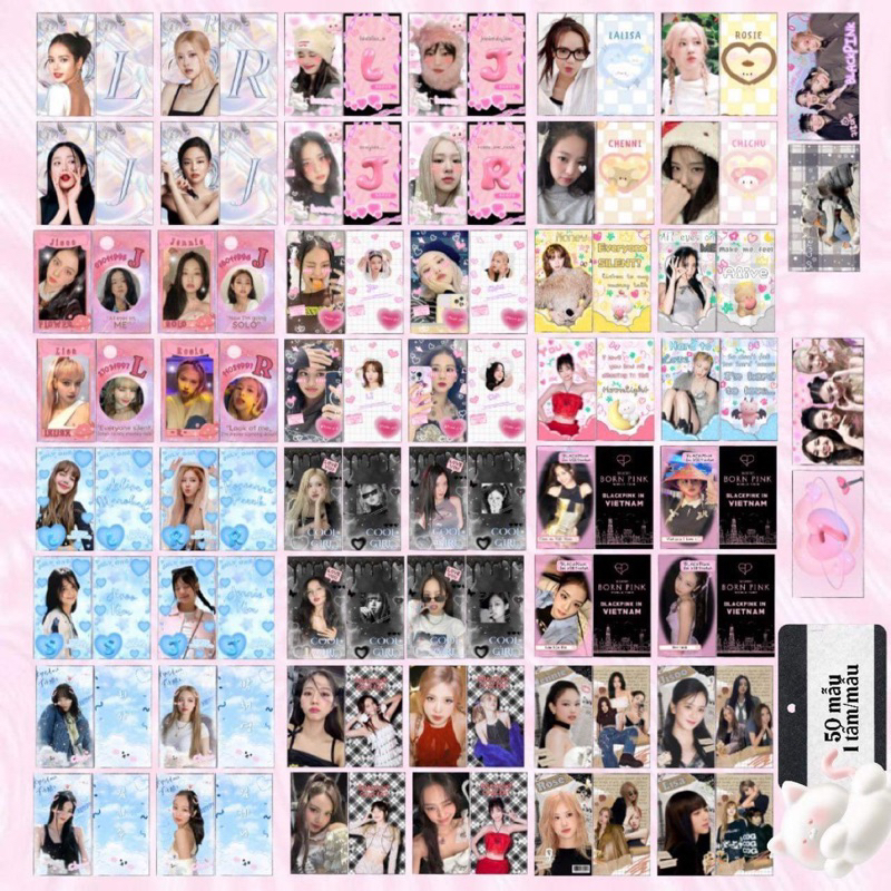 CARD DES BOACKPINK CÁN MỜ (ĐỌC KĨ MÔ TẢ) | Shopee Việt Nam