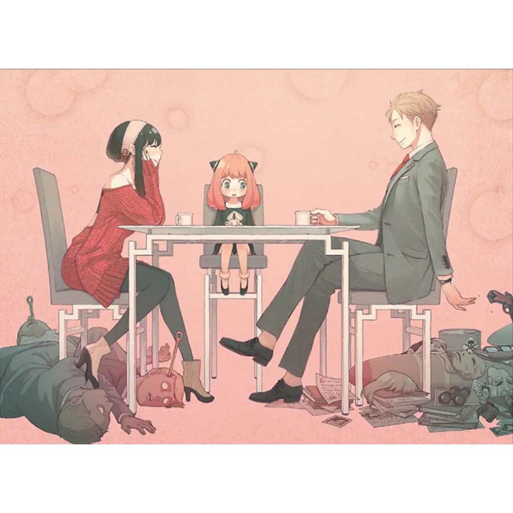 Postcard Spy x Family Comic Fes 2022 Shopee Việt Nam