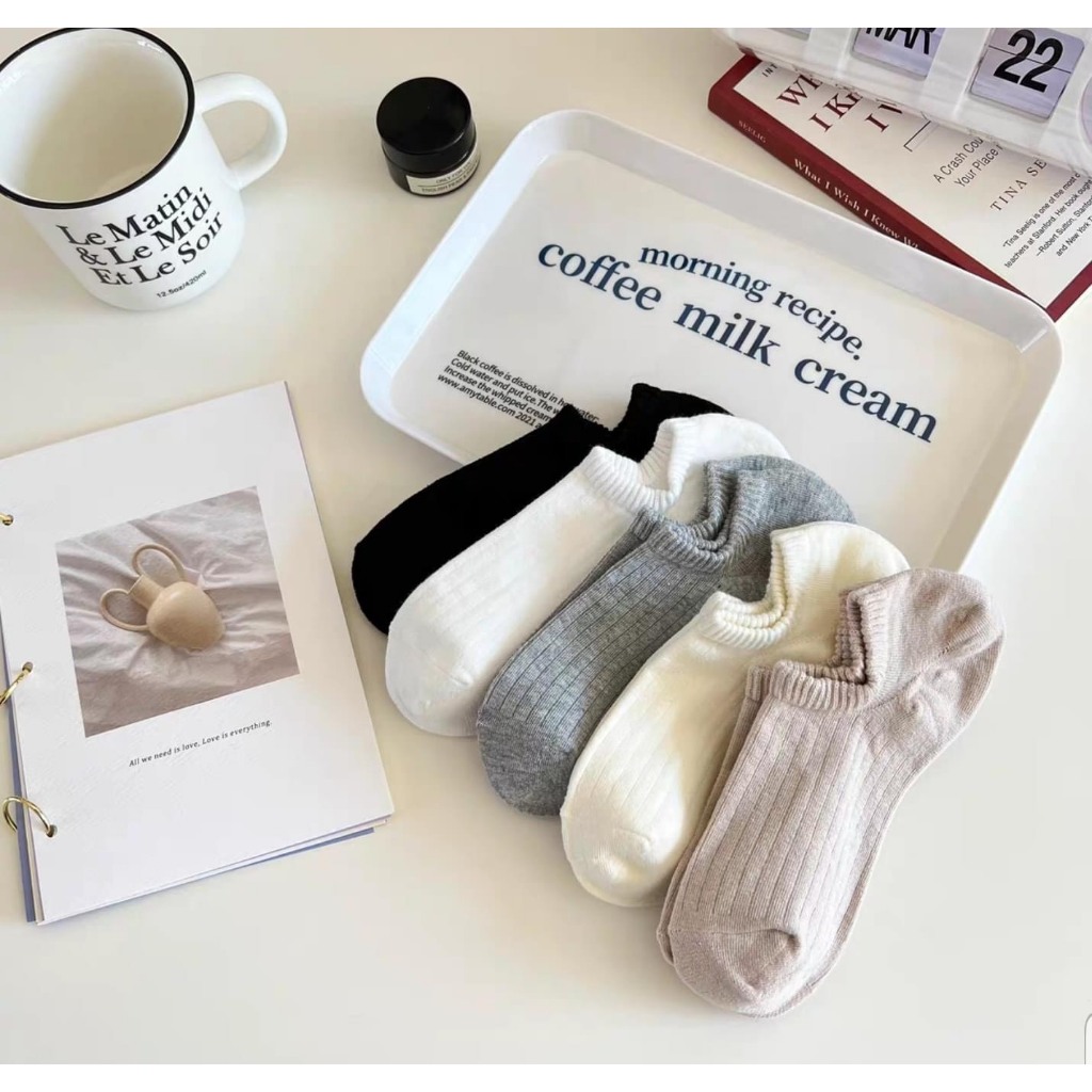 Tất lười nam nữ, tất cổ ngắn unisex tất ngắn cổ nữ tất ngắn cổ nam vớ basic cổ ngắn Horizon