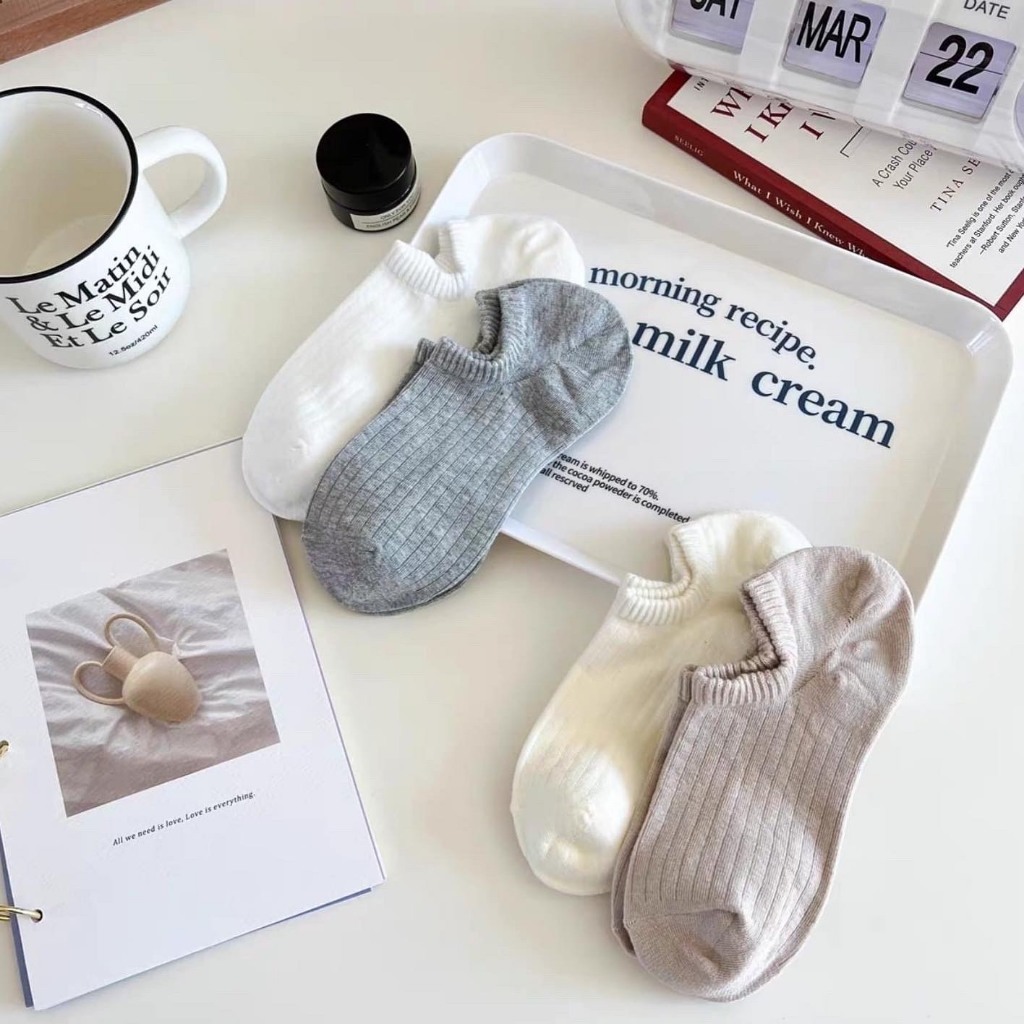 Tất lười nam nữ, tất cổ ngắn unisex tất ngắn cổ nữ tất ngắn cổ nam vớ basic cổ ngắn Horizon