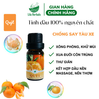 Tinh dầu nguyên chất Quýt - Chống say tàu xe