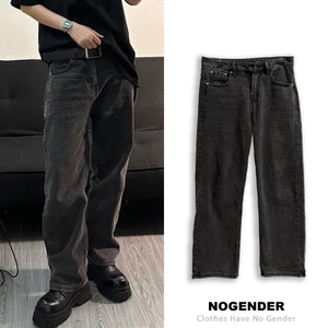 QUẦN BAGGY DENIM MÀU ĐEN XÁM UNISEX