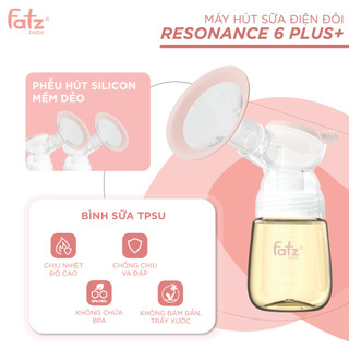 MÁY HÚT SỮA ĐIỆN ĐÔI FATZBABY RESONANCE 6 PLUS - FB1103VN - Bảo hành 12 tháng