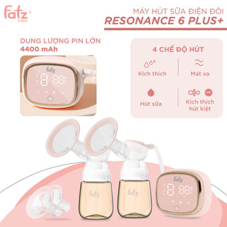 MÁY HÚT SỮA ĐIỆN ĐÔI FATZBABY RESONANCE 6 PLUS - FB1103VN - Bảo hành 12 tháng