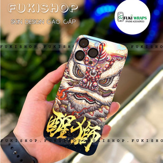 Tấm dán Skin Mặt Sau Kỳ Lân MS05 FULL VIỀN 15 pro max , 14 pro max , 13 pro max , 12 pro max , 11 pro max - FukiShop