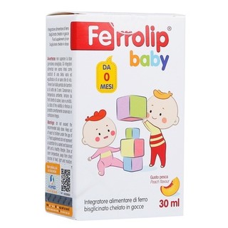 Sắt Hữu Cơ cho bé Ferrolip Baby 30ml không tanh, dễ uống và giúp hạn chế tối đa táo ở trẻ