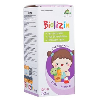 [Hàng chính hãng] Kẽm Biolizin Amin 50ml cho bé trên 3 tháng tuổi